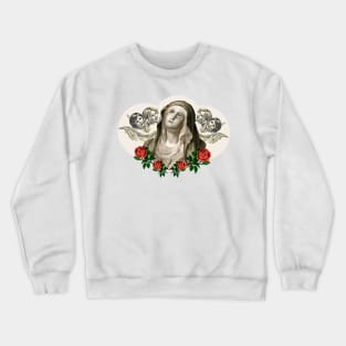 Holy Mary Our Lady and Suffering Mother Crewneck Sweatshirt